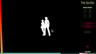 Double Succubus Twins Pound Huge Cock in Final Snu Snu