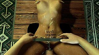 Hei, denne pov bdsm-økta med bundet hore som får våt fitte creampied og pisser overalt 😈