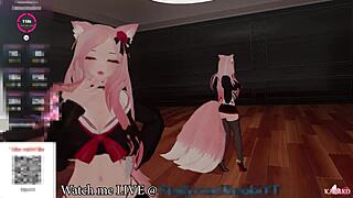 คานาโกะแคทเกิร์ลวีทูเบอร์คราง พยายามพูดแต่สเปิร์ตแทน