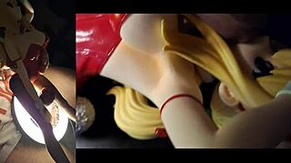 Уау, Lucy Bunny в Cumonfigures 2 е луда! Patreon Animejoker оживява диви хентай гейм действия