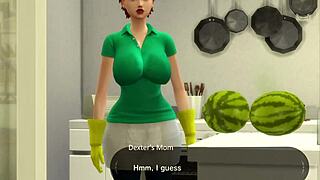 Dexterovy rentgenové brýle odhalují všechny nahé v Sims 4