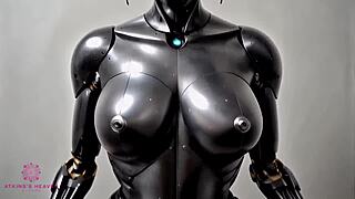 거유 섹스 로봇이 POV로 네 정액 기다려