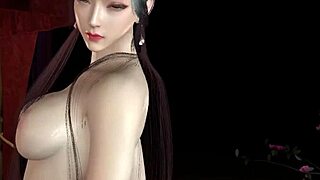 젠장, 3D 일본 코스프레 걸레가 큰 자지 인종간 바람!