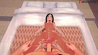 Γαμάω τη Fa Mulan Σκληρά με Πρόσωπο Ahegao σε Πλήρη Φαντασία