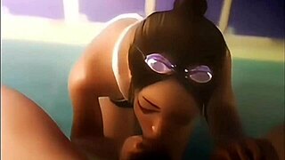 เฮ้ย ถ้าฉันแอบเข้าไปในห้องเปลี่ยนเสื้อของแฟนเก่าและใช้หีซ่อมของในแอนิเมชั่นเฮนไต 3D ล่ะ?