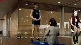 Ms Denvers Ep 48: Milf Fitness en Medias Muestra Acción Upskirt