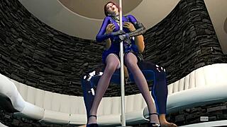 我不敢相信美女军官在3D动画中被猛操第二部分