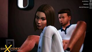 Simxstory nytt hus avsnitt 1 med 3D tecknad doggystyle anime action