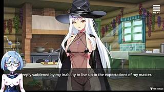 Jocul sexual al vrăjitoarei în închisoare se încinge în hentai gameplay 9, cu sâni mari și vibrații manga peste tot!