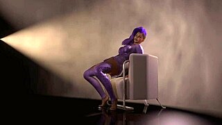 ओह मैन, सोम्बरा उस डबल डिल्डो को इतना वाइल्ड राइड करती है इस ओवरवॉच पैरोडी में, उसकी फैट गैंड म्यूजिक पर बाउंस करती है