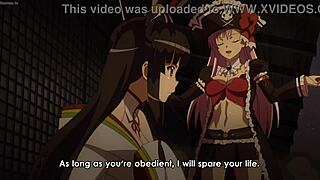 تجميع خدمة المعجبين في أنمي Queens Blade Grimoire S7 OVA جنون غير محظور