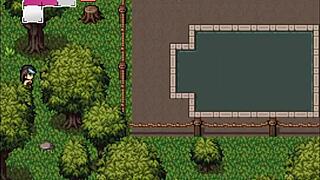 Și așa, apucând toate obiectele astea în jocul hentai Zombies Retreat Partea 4, cu acțiune MILF cu țâțe mari și futut în fund de zombie