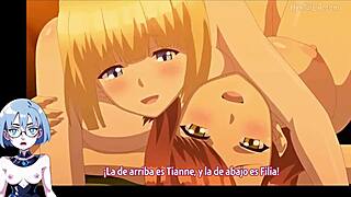 Исекай Харем Моногатари Хентай 5: футанари трахает с большими сиськами в 3D манге