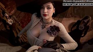 生化危机迪米特雷斯库夫人cosplay帮你打飞机