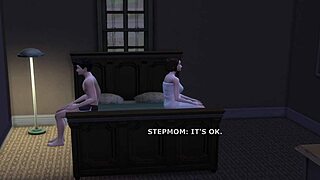 Jeg er alene med stedmor i nat i vild 3D hentai