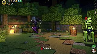 Hornycraft parodi med futanari handelsman och stor kuk action