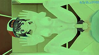 Oozora Subaru e Nakiri Ayame levam creampie profundo em ação 3D oppai intensa