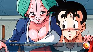 Bulma dobrodružství 4 - Budoucí Bulma děkuje Gohanovi úžasným sexem část 2