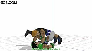 リトルマックがヤオイ・アナル・アドベンチャーでゲイ・アナルファック楽しむ