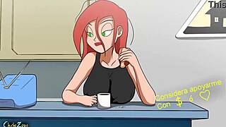 Tia farmor blev vild i den heta milf animationsscenen