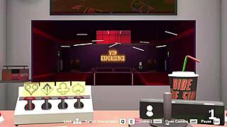 कर्वी रोबोट बेब ह्यूज बूब्स ब्लो जॉब दे रही है 3डी ऐनिमे गेम एक्शन में