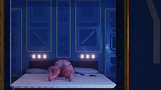 Bridgitte met Tracer dans la machine anime.