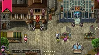 困惑的女巫在男厕所脱衣 - Ceres Guild Hentai 游戏第3部分