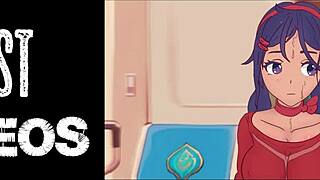 Ана Янами поема двойно проникване! Твърде много губещи героини в див хентай пародия.