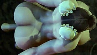 Секс с Chun-Li становится диким в 3D без цензуры трахе