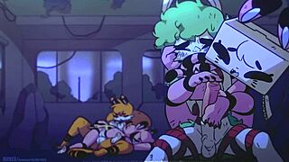 فتاة صغيرة تشتهي حمولات كريم باي لا نهائية في أكشن دوجي ستايل حار.