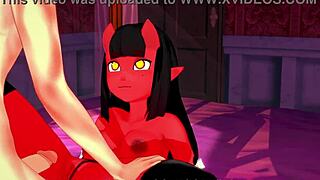 Meru Succubus Sertçe Sikiliyor Fantastik 3D Hentai Manga Sahnesi