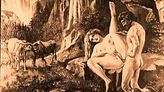 Vintage erotické kresby vyvolávají hluboké pocity touhy a nostalgie