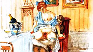 Hvad gør disse vintage erotiske tegninger fra retro anime så uimodståeligt drilsk?