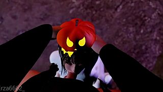 Hei, uită-te la această târfă 18+ care mânuiește un par masiv!