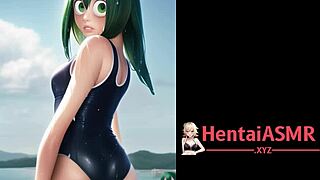 ¡Estas putas anime ranitas se ponen salvajes en bikinis, masturbándose como locas! 🐸🔥 ¿Quién se une a la diversión?