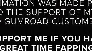 Palutena تسترخي في سريرها المريح لهذا الرسم المتحرك الأنمي