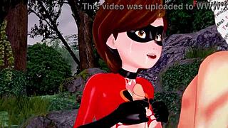 Elastigirl neukt hard in een geheime missie. Volledige Incredibles film op ptrn!