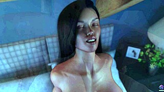 Suami Cuckold Tonton Isteri Hisap Kote Besar Dalam Permainan Hentai 3D