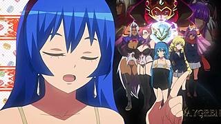 vaygren zostaje wyruchana w dupę z creampie w futanari hentai anime! wielkie cyce eksplodują!