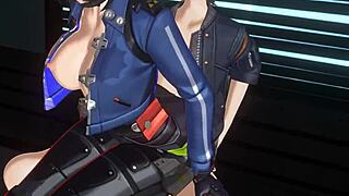 ゼンレスゾーンゼロ 朱鸢コンビレーションが3Dアニメでクリームパイ瞬間を対比