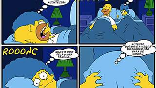 Hey, wanna see Simpsons parody with wild cop action?