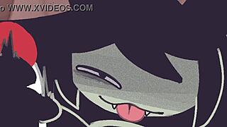 Hey, Miss Circle'ın o grup animasyon oyun sahnesinde çılgınlaştığını gör!