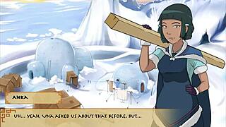 v knihe štyri elementy tréner 1 časť 3, avatar paródia sa odohráva