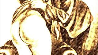 Globoka Čustva V Vintidžnih Erotskih Risbah