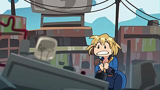 Fallout hentai parody with big cock anal! 😜