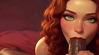 红发继妹在俱乐部跳舞与POV吸大黑鸡巴的对比 - 不是亲妹 在3D卡通里