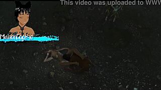 Skyrim Sex Mods Rampage! Kurvet Moden i Kostymer Tar Anal i Ville Stillinger!