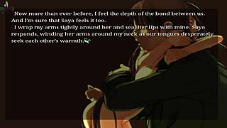 Canção de Saya Parte 9 com asiática sexy em jogo hentai