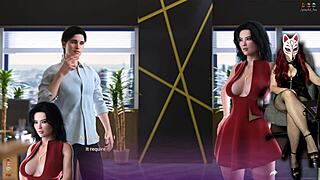 Apocalust Ep 13: Milf in kousen wordt stout buiten in publiek spel