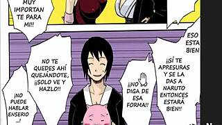 사쿠라가 나루토에게 침대에서 쉬는 동안 엄청난 핸드잡 해주다